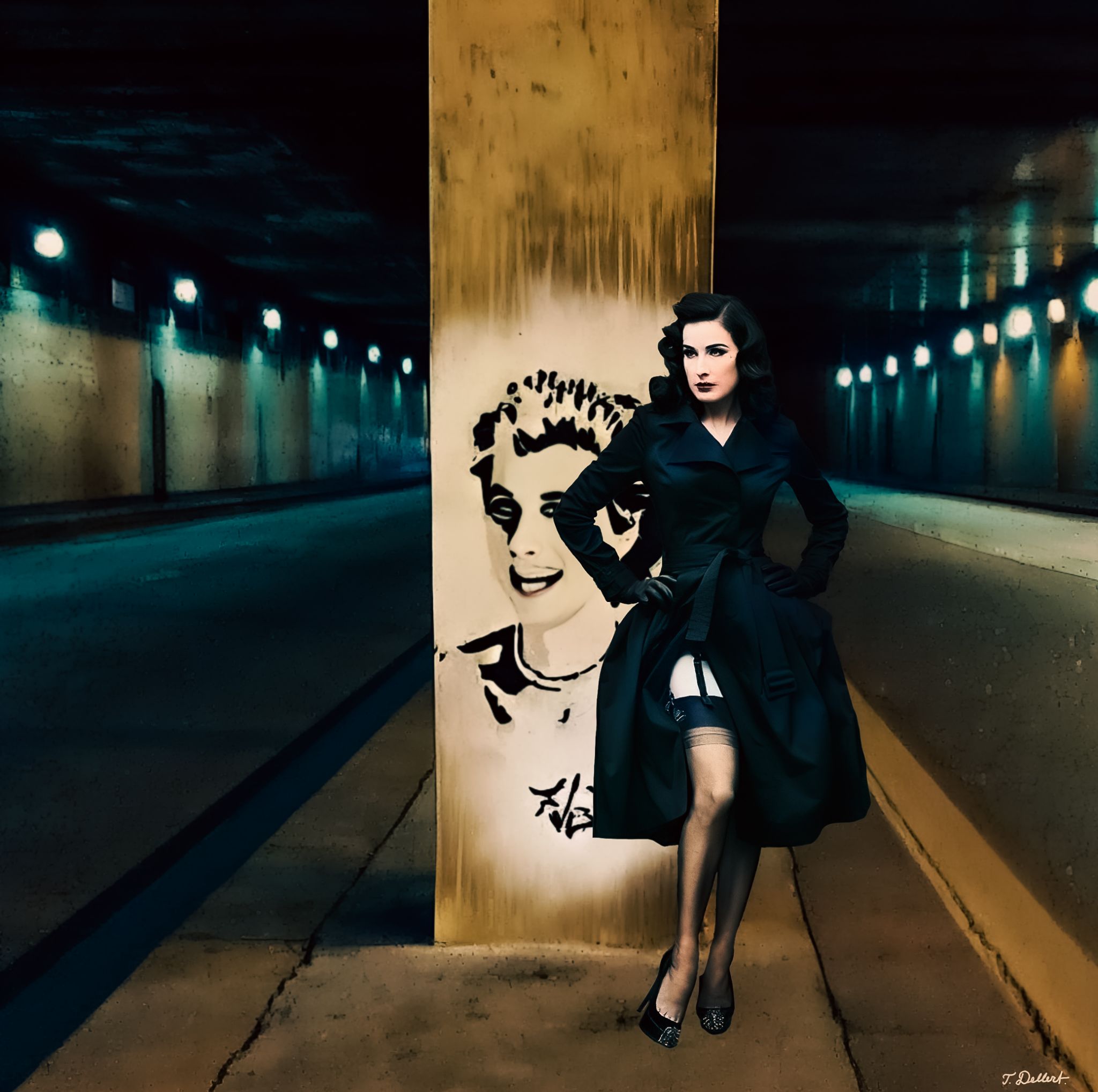 Dita and Diana in Paris 